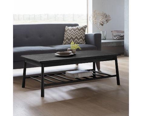 Wycombe Rectangle Coffee Table Black The Wycombe Range Made From A Combination Of The Finest Solid Oak And Veneers Creating T