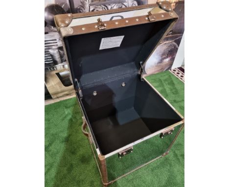 Timothy Oulton White Star Trunk In Shiny Steel This Shiny Steel Trunk Is The Perfect Storage Option For Those Looking For Som