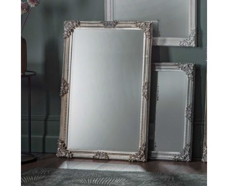 Fiennes Rectangle Mirror Silver This Fiennes Rectangle Mirror Silver is suitable for any hallway, bedroom or living room and 