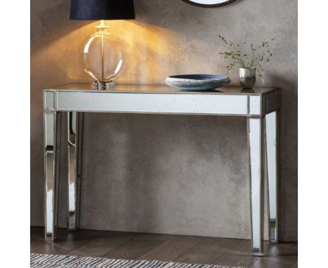 Pattington Mirror Console Table This Mirrored Pattington Console Table Will Bring Extra Light Into Any Space, The Speckled Gl