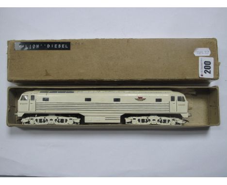 A "OO"Gauge/4mm Kit Built Model of The Co Co Prototype "Lion" Diesel Locomotive, R/No D0260 build to an average standard with