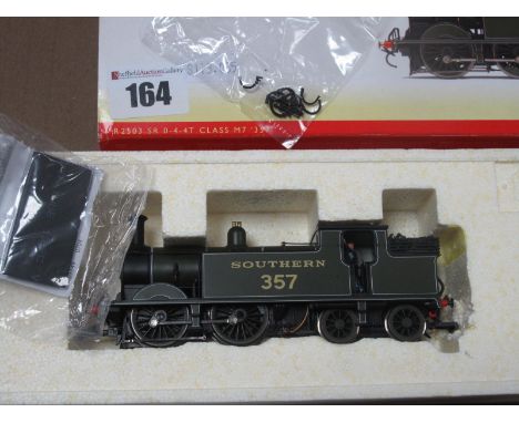 Hornby ''OO'' Gauge/4mm Ref R2503 Class M7 0-4-4 Tank Steam Locomotive, Southern green R/No. 357- DCC ready. Good condition, 