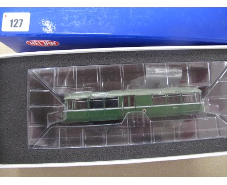 Heljan ''OO'' Gauge/4mm Ref 87051 Railbus, BR Green R/No E79961 DCC Ready- excellent boxed condition. 