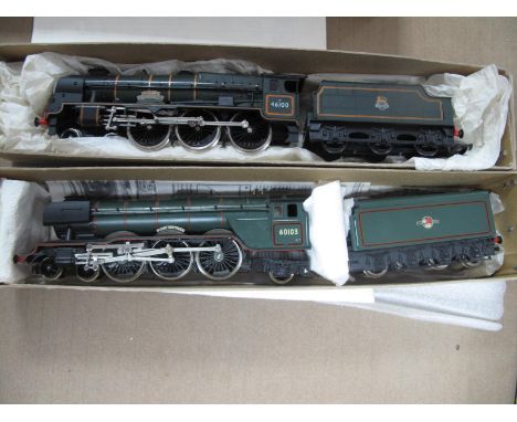 Two "OO"Gauge/4mm Steam Locomotives, class A3 4-6-2 Flying Scotsman BR green R/No 60103 with eight wheel tender, An Airfix Ro