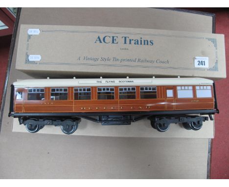 Ace Trains ''O'' Gauge/7mm L.N.E.R C/4 ''The Flying Scotsman'' Buffet Coach, R/No. 650. Excellent boxed condition. 