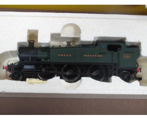 Hornby "OO" Gauge/4mm Ref R3109 2-6-2 GWR Class 61XX Tank Steam Locomotive, GW green R/No 5154, DCC ready, good boxed conditi