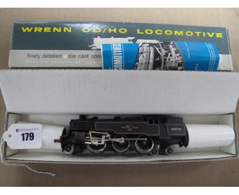 Wrenn ''OO'' Gauge/4mm Ref No. W2218 Class 4MT 2-6-4 Standard Tank Steam Locomotive, BR black R/No. 80033, very good boxed co