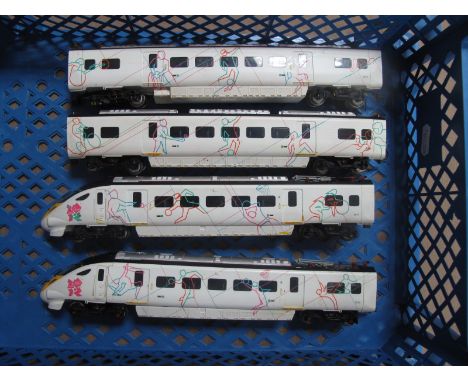 Hornby (China) "OO" Gauge/4mm Class 395 HSI "Javelin" four Cap E.M.U, unboxed, Locomotive and  End Unit with R/No. 395001. Al
