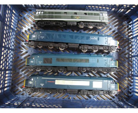 Three Mainline "OO"Gauge/4mm Class 45 Diesel Locomotives, BR blue R/No's 45022, 45048 and 45122 unboxed, fair to good, overpa