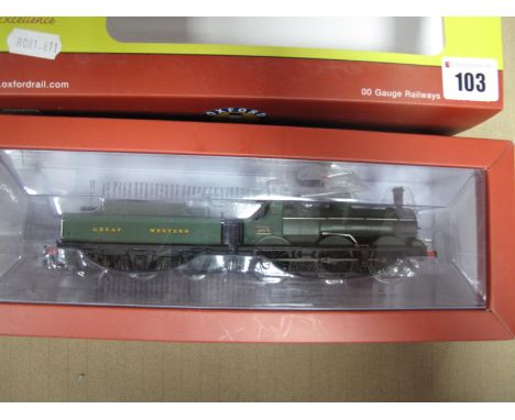Oxford Rail "OO" Gauge/4mm Ref OR76DG003 Dean Goods, 0-6-0 steam locomotive and six wheel tender, Great Western green, R/No 2