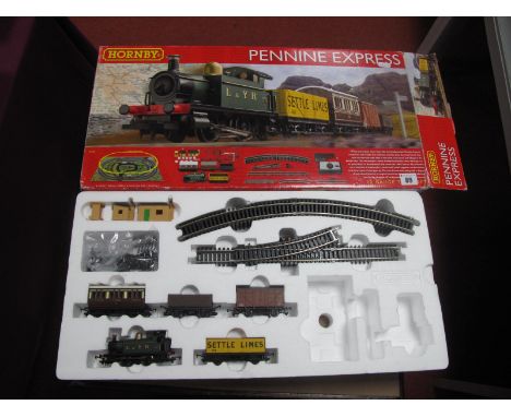 Hornby "OO"Gauge/4mm Ref R1158 "Pennine Express" Train Set, boxed, comprising 0-4-0 steam locomotive R/No 356, rolling stock,