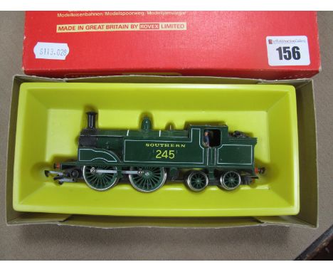 Hornby ''OO'' Gauge/4mm Ref R.868 Class M7 0-4-4 Tank Steam Locomotive, Southern green R/No. 245. Very good boxed condition. 