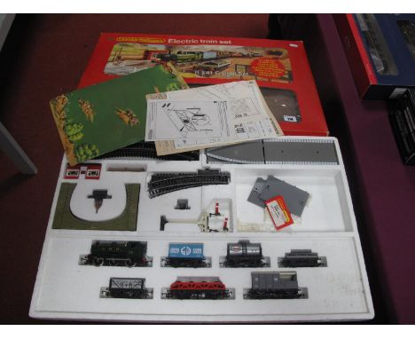 Hornby 'OO' Gauge/4mm Ref R.541 G.W.R Freight Train Set, comprising Class 57 0-6-0 Pannier Tank Steam Locomotive, (with smoke