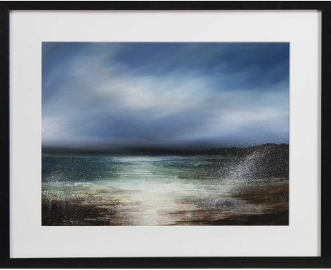 * DARREN SCOTT,SHADOWSoil on panel, signed, titled label versoimage size 30cm x 40cm, overall size 43cm x 53cm Mounted, frame
