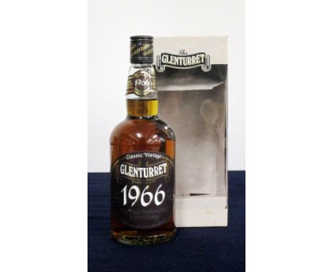 1 70-cl bt The Glenturret 1966 Pure  Single Highland Malt Scotch Whisky distilled 1966 bottled 1990 40% oc