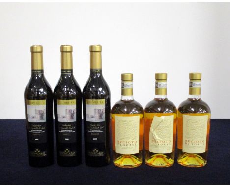3 50-cl bts Moncaro Tordiruta Verdicchio dei Castelli di Jesi Passito 2008 3 50-cl bts 'R' Recioto di Soave 2015 1 mis-stuck 