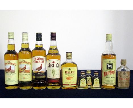 3 70-cl bts The Famous Grouse Finest Scotch Whisky 40% 1 70-cl bt Bells original Blended Scotch Whisky 40% 1 50-cl bt Bells E