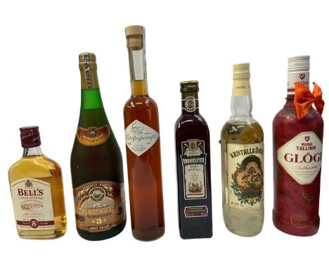 Mixed group to include Royal Celebration Ales, Estonian liqueurs, assorted miniatures and other various bottles. Together wit