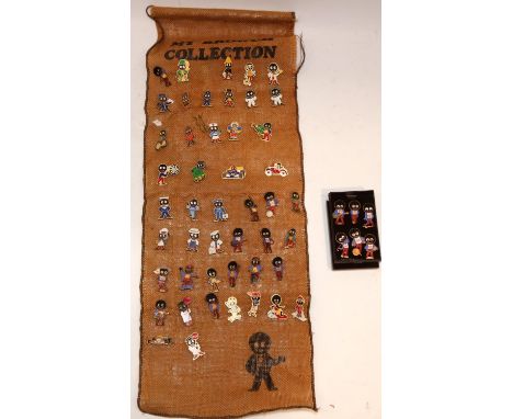Collection of Golden Shred Golly enamel pin badges, incl. a1985 special edition '1940 Brooch Collection' 6-piece cased set (q