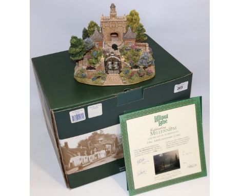Lilliput Lane: The Millennium Gate, L2170, ltd. ed, 184/2000, with box and certificate 