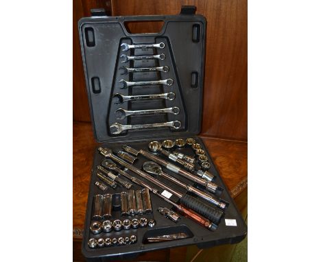 A Metrinch socket and spanner set (cased)