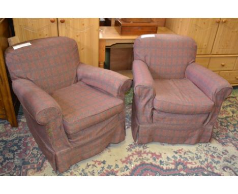 A pair of 1930's armchairs