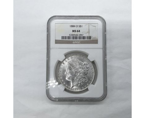 New Orleans Mint. The obverse side features Liberty in profile. She is shown in cap, flora, and crown. The reverse side depic