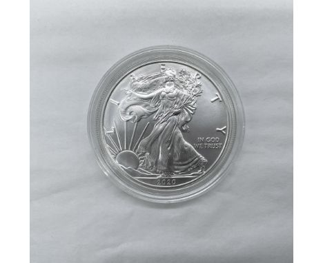West Point Mint. The obverse side features full length of Liberty in stride. She is shown wrapped in the folds of the flag of