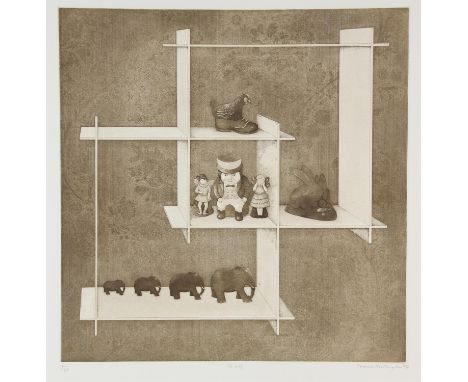 † Terence Millington (British, b.1942), Beans, colour etching, signed and dated '76 lower right, numbered 6/50 lower left, in