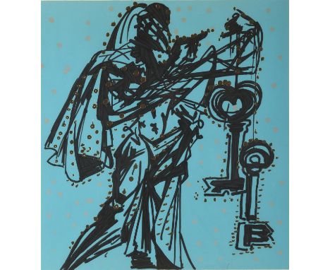 § Salvador Dali (Spanish 1904-1989), The Keeper of the Keys, from The Knights of the Round Table, lithograph in colours, sign