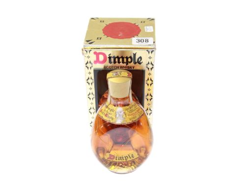 Boxed bottle of Dimple Scotch whisky