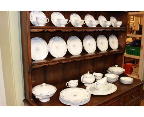 Forty five piece Wedgwood 'Rosedale' dinner and tea service