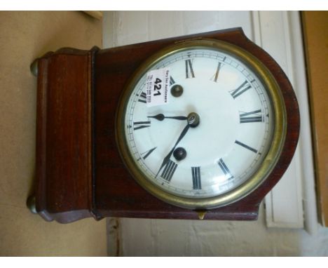 2 HOLE MANTLE CLOCK 28CM X 20CM X 11CM