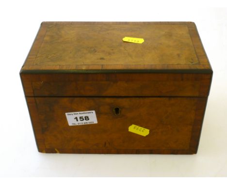 TEA CADDY APPROX 12.5 X 20 X 11.5CM