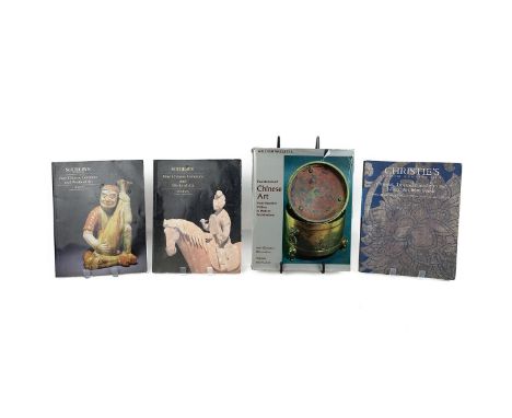 A COLLECTION OF CHINESE ART CATALOGUES AND A BOOK  To include two Sotheby's auction catalogues, 1994 and 1995; one Christie's