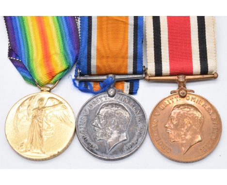 British Army WW1 medal pair to 29912 Pte J Astridge, Dorset Regiment together with his Special Constabulary Medal