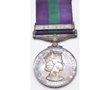 Royal Air Force General Service Medal with clasp for Malaya named to 2688798 Cpl R Avery, RAF