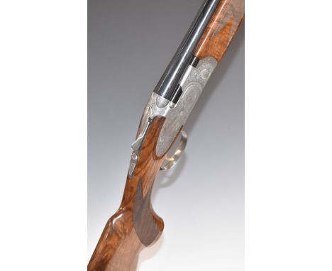 Beretta S687 EELL Diamond Pigeon 12 bore sidelock over and under ejector shotgun with engraved scenes of birds to the locks a