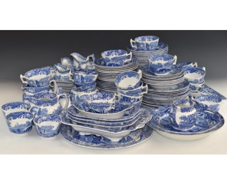 Approximately one hundred and sixty pieces of Spode Italian dinner and teaware including tureens, teapots, etc&nbsp;