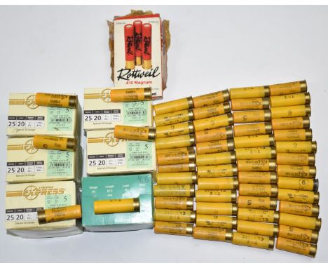 Approximately two hundred-and-fifty 20 bore shotgun cartridges including Lyalvale Express, some in original boxes. PLEASE NOT