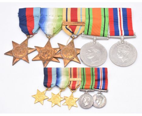 WW2 medal group of five comprising 1939-1945 Star, Atlantic Star,&nbsp;Africa Star with clasp for North Africa 1492-43, Defen