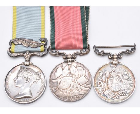 British Crimea Medal 1854 with clasp for Sebastopol named to 3572 Pte M Noonan, 49th Regiment of Foot, Turkish Crimea&nbsp;Me