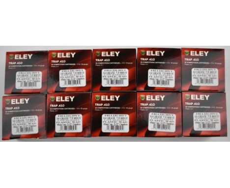 Two-hundred-and-fifty .410 Eley Trap shotgun cartridges, all in original boxes. PLEASE NOTE THAT A VALID RELEVANT FIREARMS/SH
