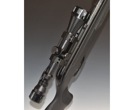 Gamo Maxxim Elite Tactical 10x Quick Shot .177 air rifle with textured semi-pistol grip and forend, raised comb to the compos