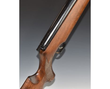 Webley Patriot .25 FAC air rifle with chequered semi-pistol grip, raised cheek piece to the stock, adjustable trigger and sou