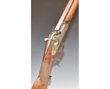 Sold at Auction: GEORGE BELL, GLASGOW, A CASED 15-BORE PERCUSSION  SPORTING-GUN, no visible serial number