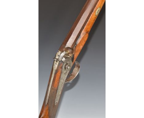 Sold at Auction: GEORGE BELL, GLASGOW, A CASED 15-BORE PERCUSSION  SPORTING-GUN, no visible serial number