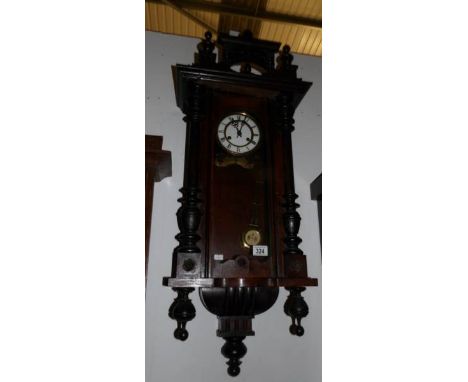 An early 20th century wall clock