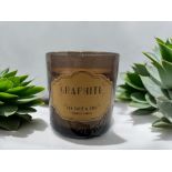 6 x 575g Luxury Graphite Sea Salt & Surf Scented Candle L10b