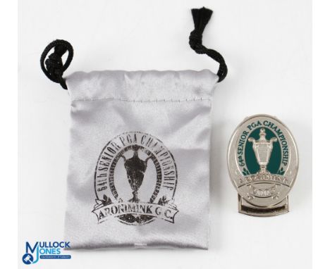 2003 Senior PGA 64th Championship Golf Tournament Enamel Money Clip - played at Aronimink GC Pennsylvania and won by John Jac